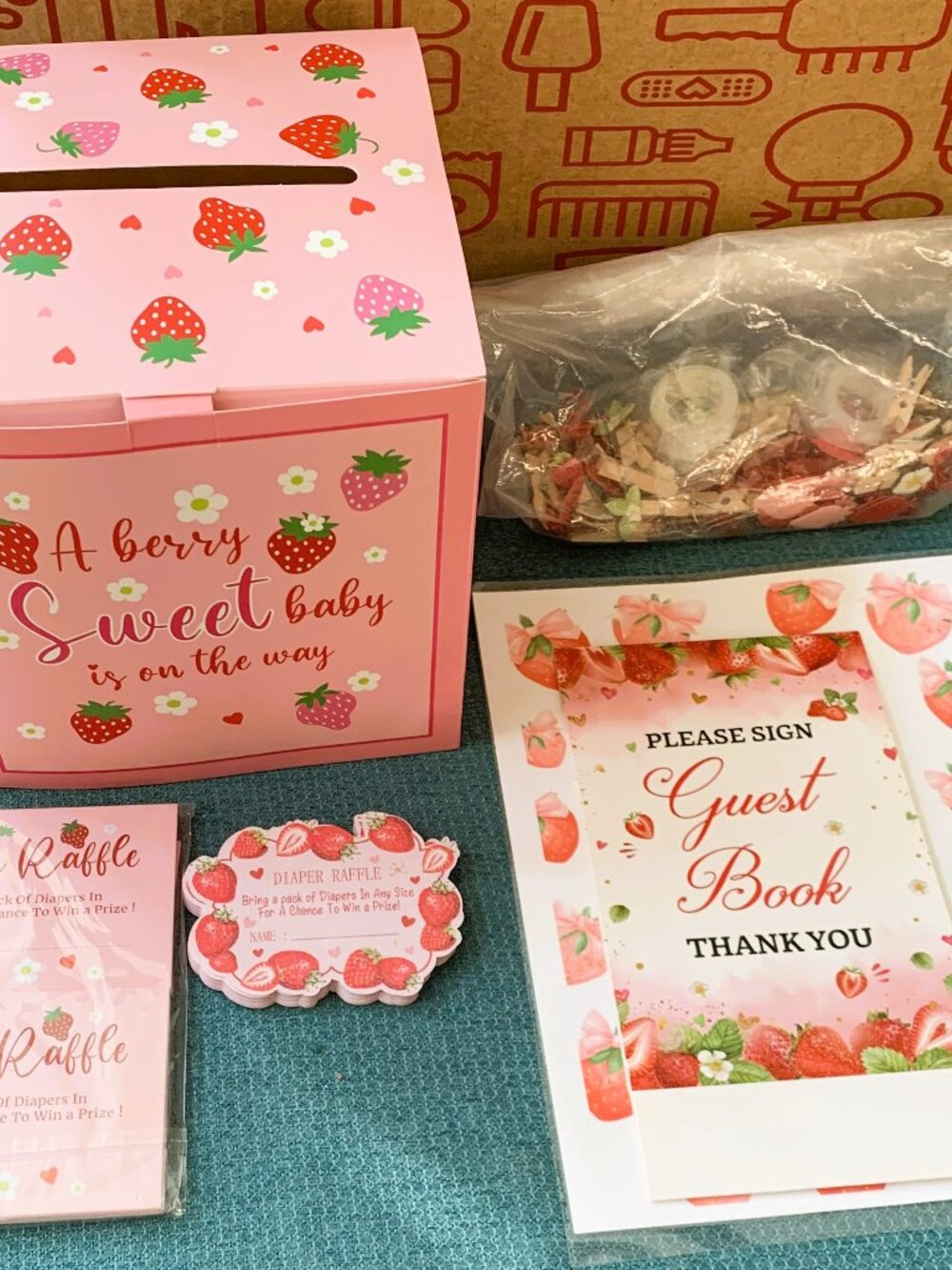 Baby shower games pencils signs bundle
